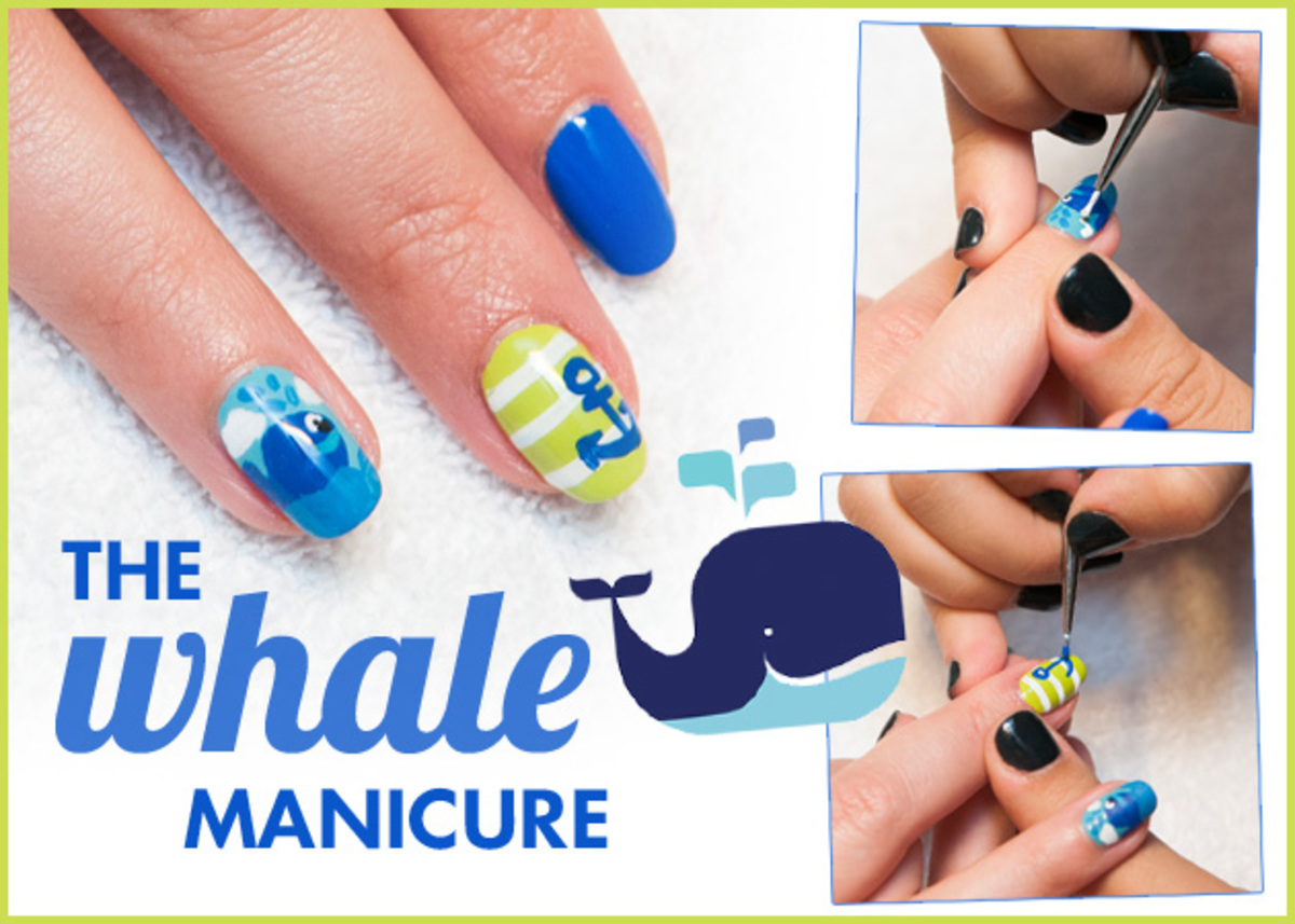 Πώς να κάνεις ένα χαρούμενο whale manicure!