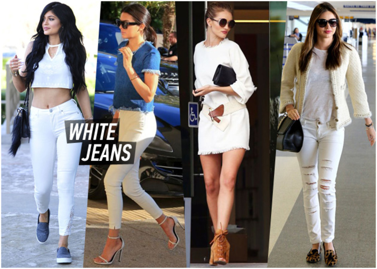 Το λευκό τζιν είναι τάση: Πώς το φόρεσαν οι stars;