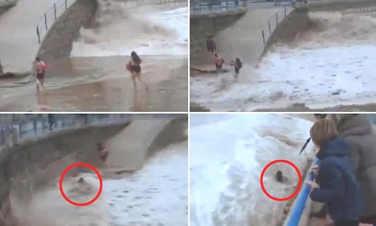 Κορόϊδεψε τα κύματα κι εκείνα την κατάπιαν! ΦΩΤΟ και ΒΙΝΤΕΟ