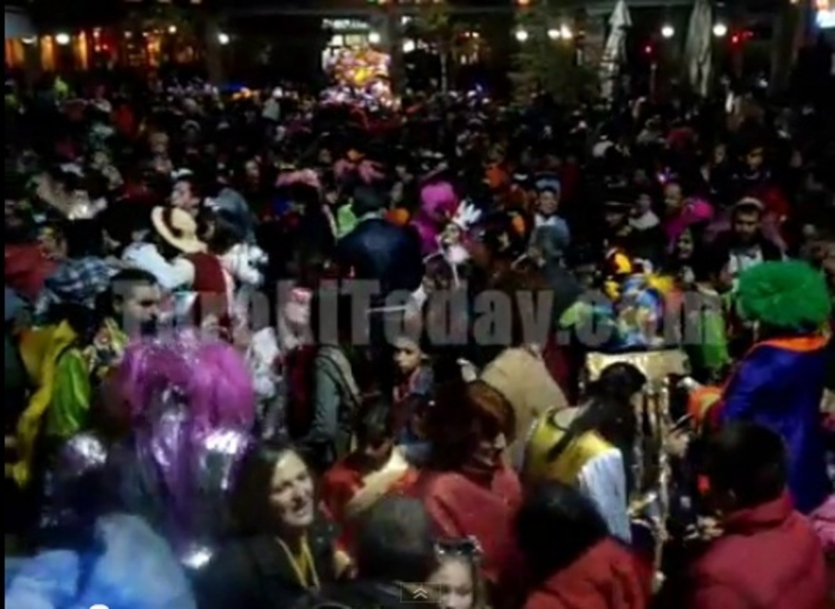 Nυχτερινή αποκριάτικη παρέλαση στην Ξάνθη