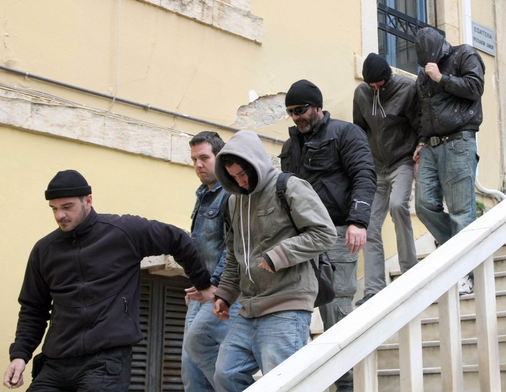 Οι κατηγορούμενοι οδηγήθηκαν στα δικαστήρια - ΦΩΤΟ EUROKINISSI