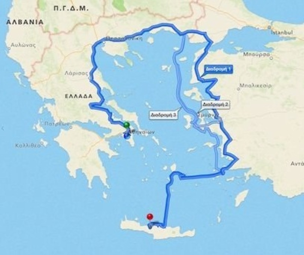 Αθήνα-Κρήτη μέσω…. Τουρκίας προτείνουν οι νέοι χάρτες της Apple