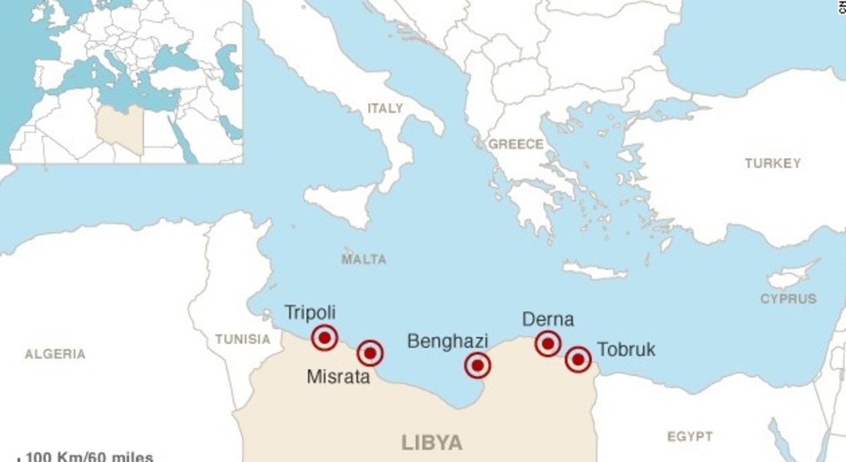 Μια ανάσα από την Κρήτη οι τζιχαντιστές! Κατέλαβαν την πόλη Ντέρνα που απέχει μόλις 200 ναυτικά μίλια από τις ακτές της ΕΕ, λέει το CNN