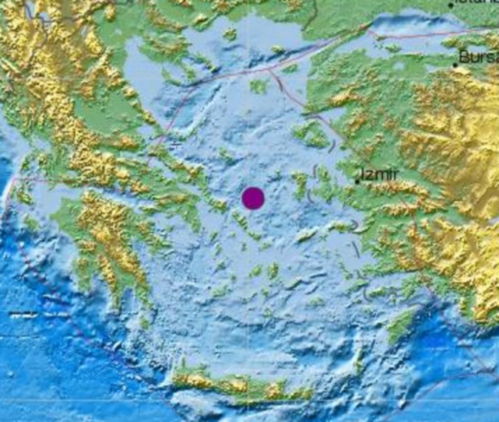 Σεισμός στο Αιγαίο – Ιδιαίτερα αισθητός έγινε στην Αθήνα
