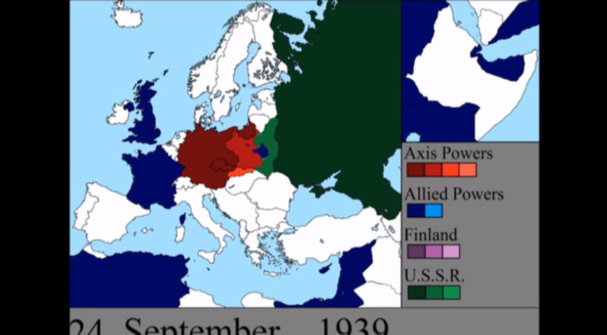 Ολες οι μέρες του Β΄Παγκοσμίου σε 7 λεπτά! Απίστευτος χάρτης βίντεο