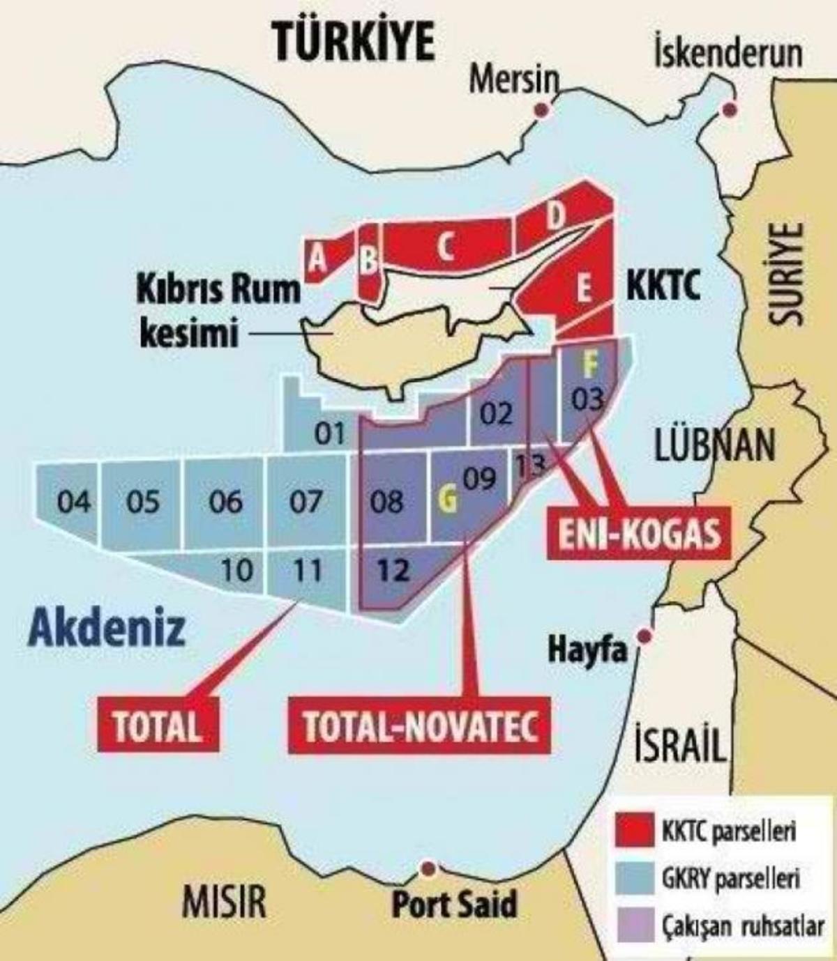 Χάρτης πανικού από την Τουρκία για τα κοιτάσματα στη Κύπρο