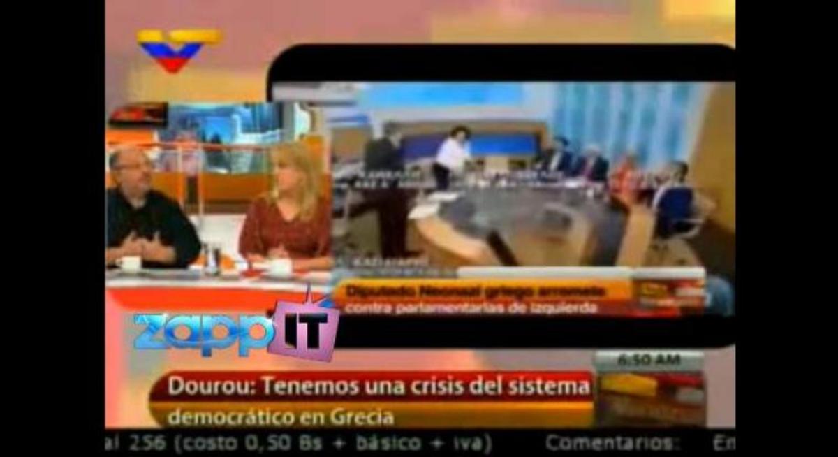 Η επίθεση του Κασιδιάρη σε Δούρου-Κανέλλη σε τηλεοπτική εκπομπή στη Βενεζουέλα!