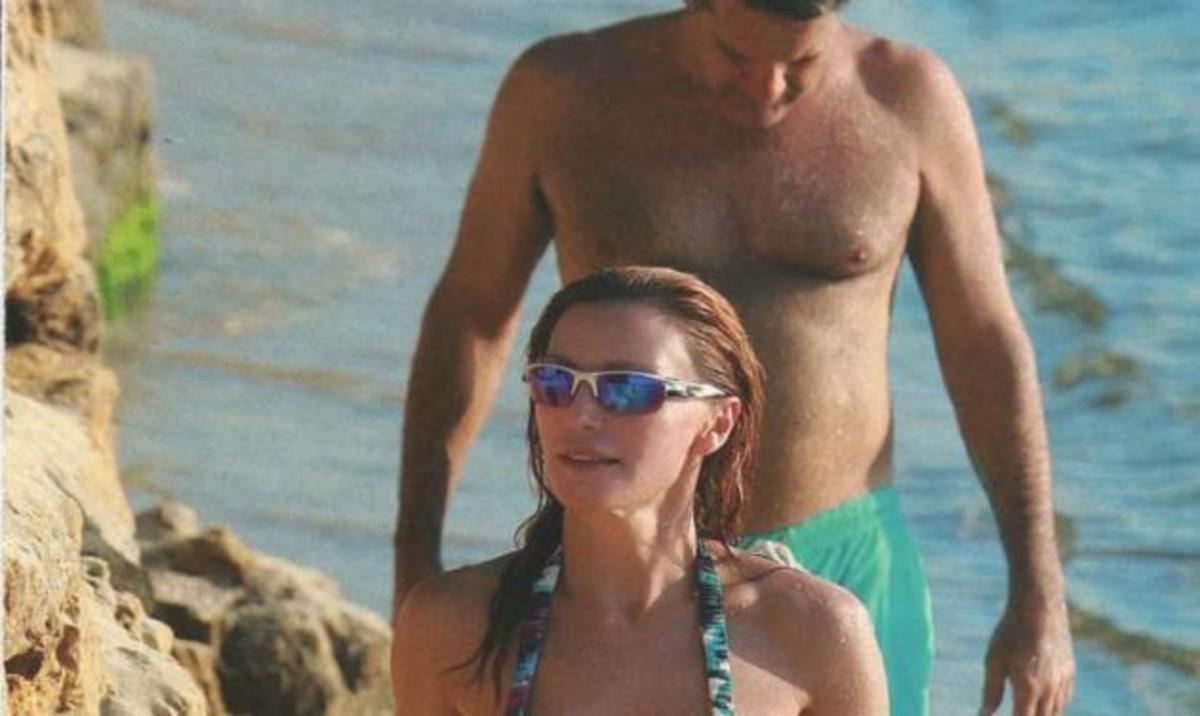 Β. Χατζηβασιλείου: Για beach volley με τον σύζυγό της!