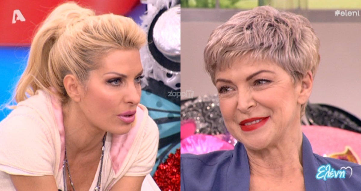 Ελένη Μενεγάκη και Πόπη Χατζηδημητρίου συναντήθηκαν για πρώτη φορά από κοντά!