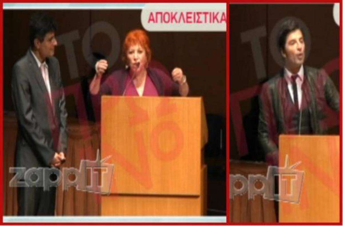 Δείτε το απίστευτο ξέσπαμα της Χρυσούλας Διαβάτη on camera – Ψύχραιμος ο Σάκης Ρουβάς