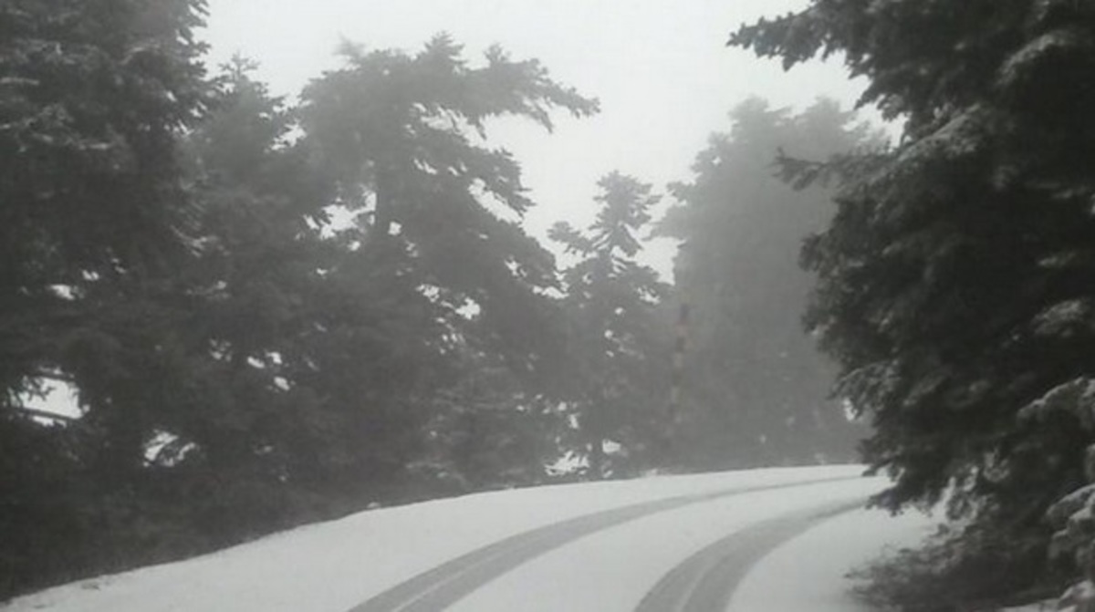 Έπεσαν τα πρώτα χιόνια στην Πάρνηθα! (ΦΩΤΟ)