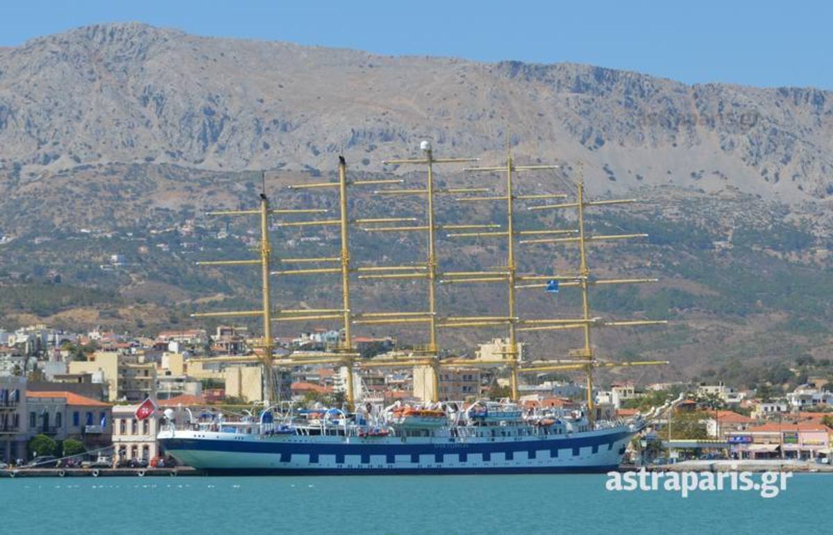 Στη Χίο το μεγαλύτερο ιστιοφόρο του κόσμου [pics]