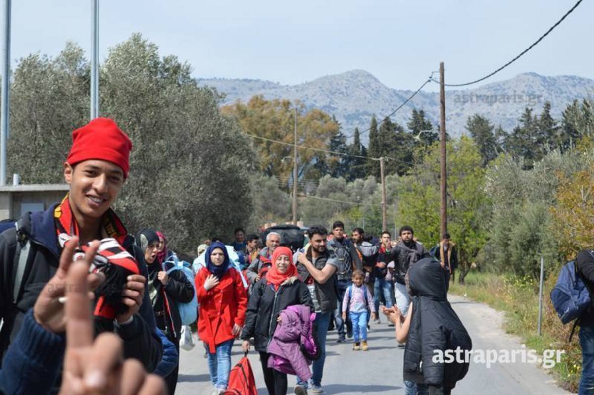 Χίος: Έφυγαν οι μισοί πρόσφυγες από το hot spot! Άγνωστο που κατευθύνονται! ΦΩΤΟ – ΒΙΝΤΕΟ