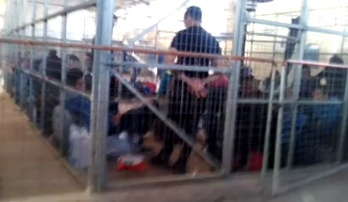 Ντροπή! Πρόσφυγες σε… κλουβιά στη ΒΙΑΛ της Χίου [vid]