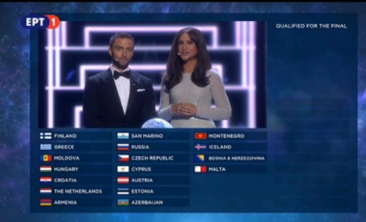 Eurovision 2016 – Ημιτελικός: Αυτές είναι οι δέκα χώρες που πέρασαν στον τελικό!