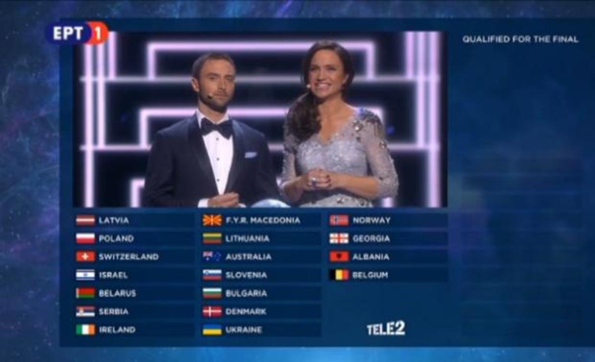 Eurovision 2016 – Β΄ Ημιτελικός: Αυτές είναι οι 10 χώρες που πέρασαν στον τελικό!