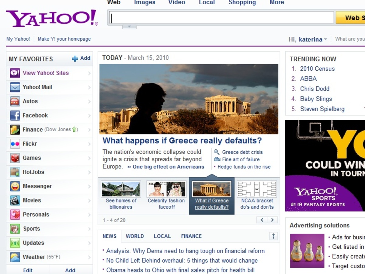 Yahoo: Τι θα γίνει αν η Ελλάδα καταρρεύσει;