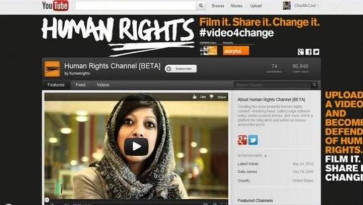 Νέο κανάλι στο Youtube για τα ανθρώπινα δικαιώματα!