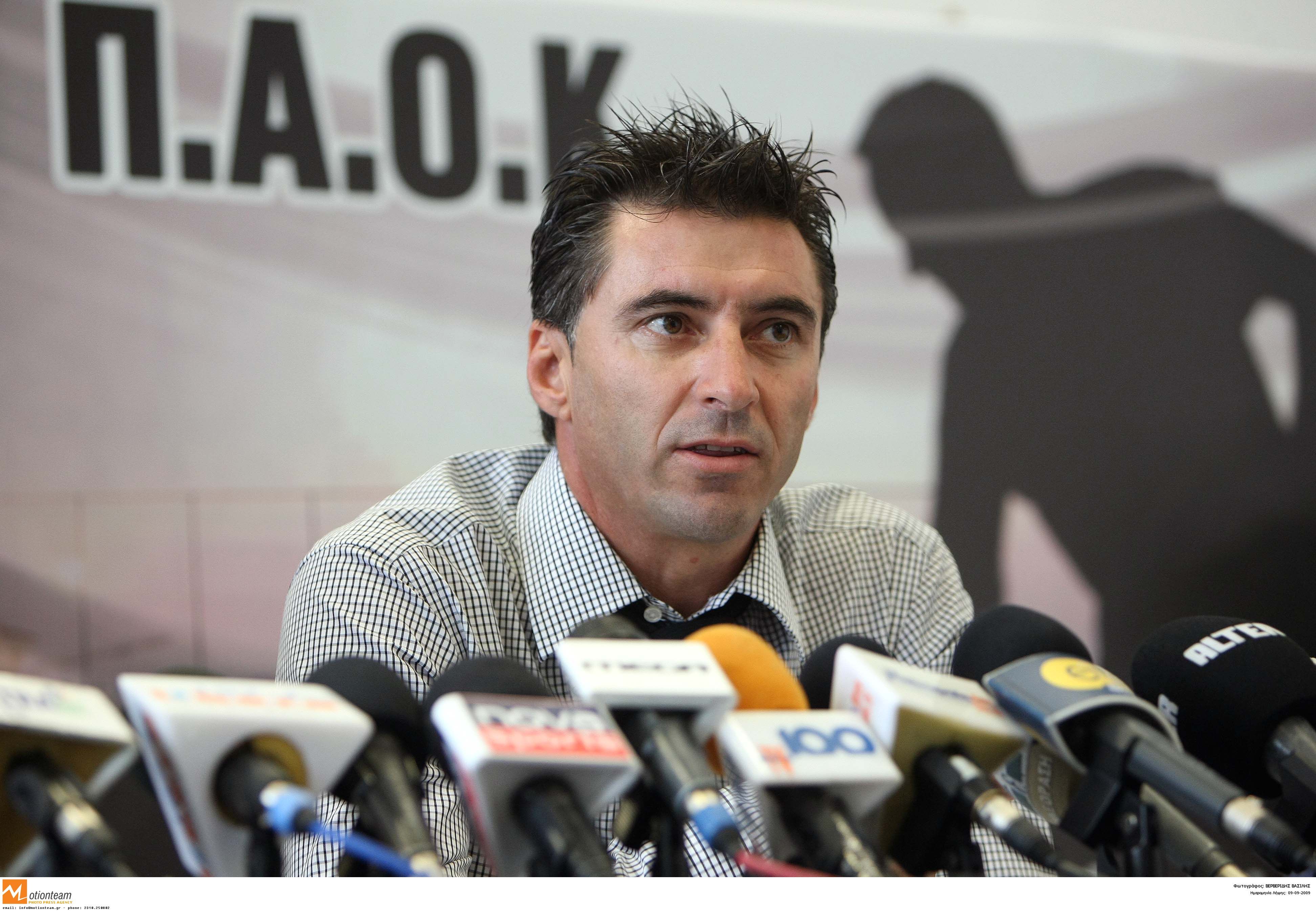 Ο Ζαγοράκης θα δώσει την πρώτη του συνέντευξη τύπου κατά την δεύτερη θητεία του στην προεδρία του ΠΑΟΚ