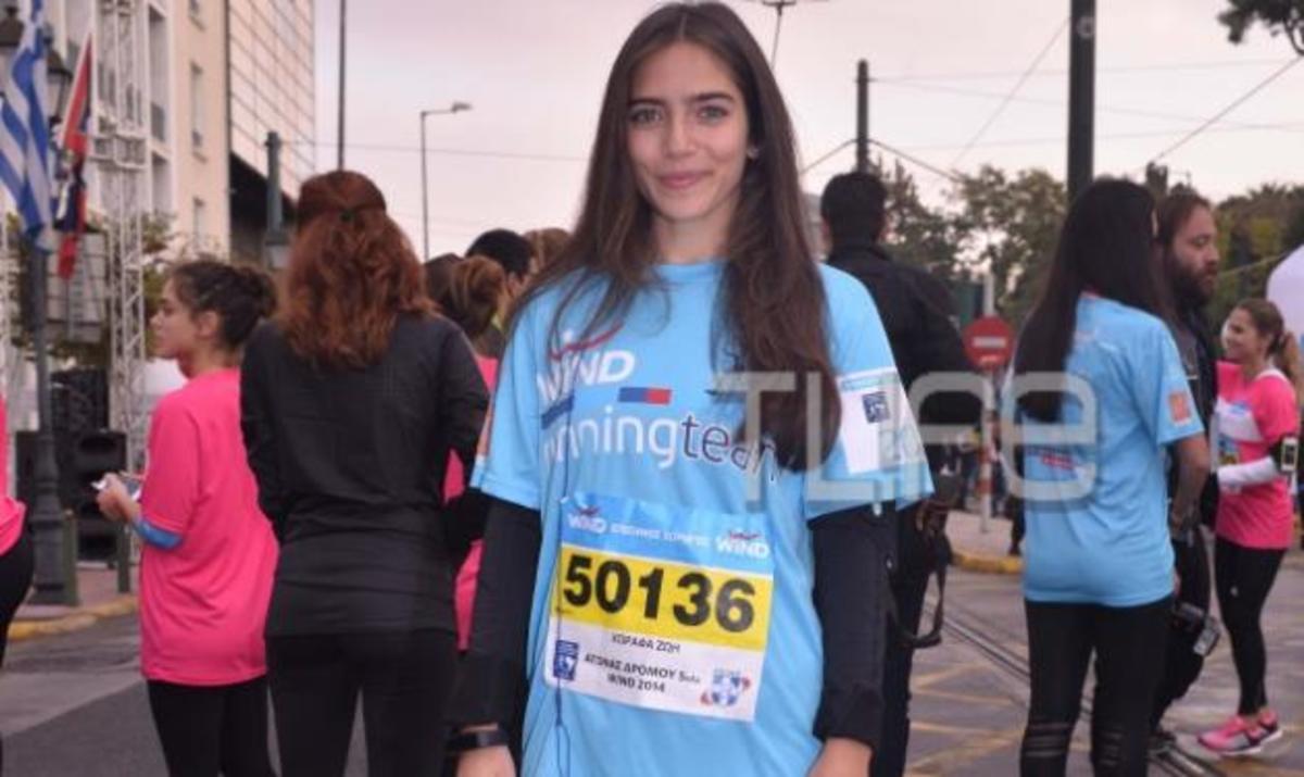 Η κόρη διάσημου ηθοποιού ήρθε στην Ελλάδα για τον Μαραθώνιο