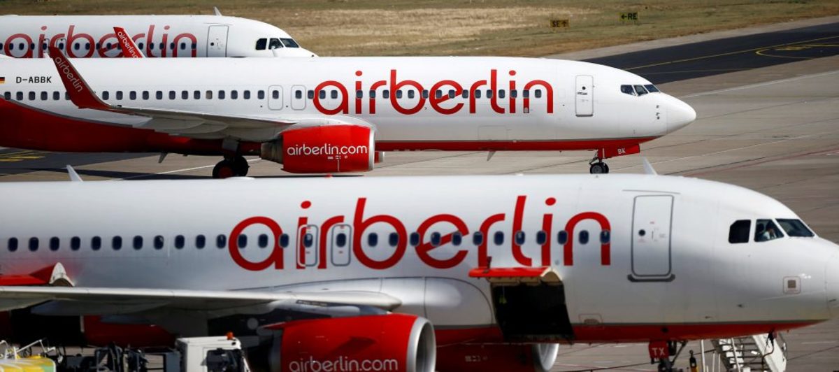 Βαράει “κανόνι” η Air Berlin – Σε διαδικασία πτώχευσης