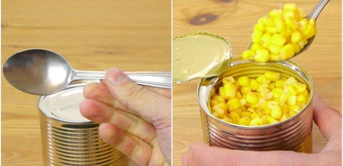 Το κόλπο με το κουτάλι (!) για να ανοίγετε τις κονσέρβες χωρίς ανοιχτήρι [vid]