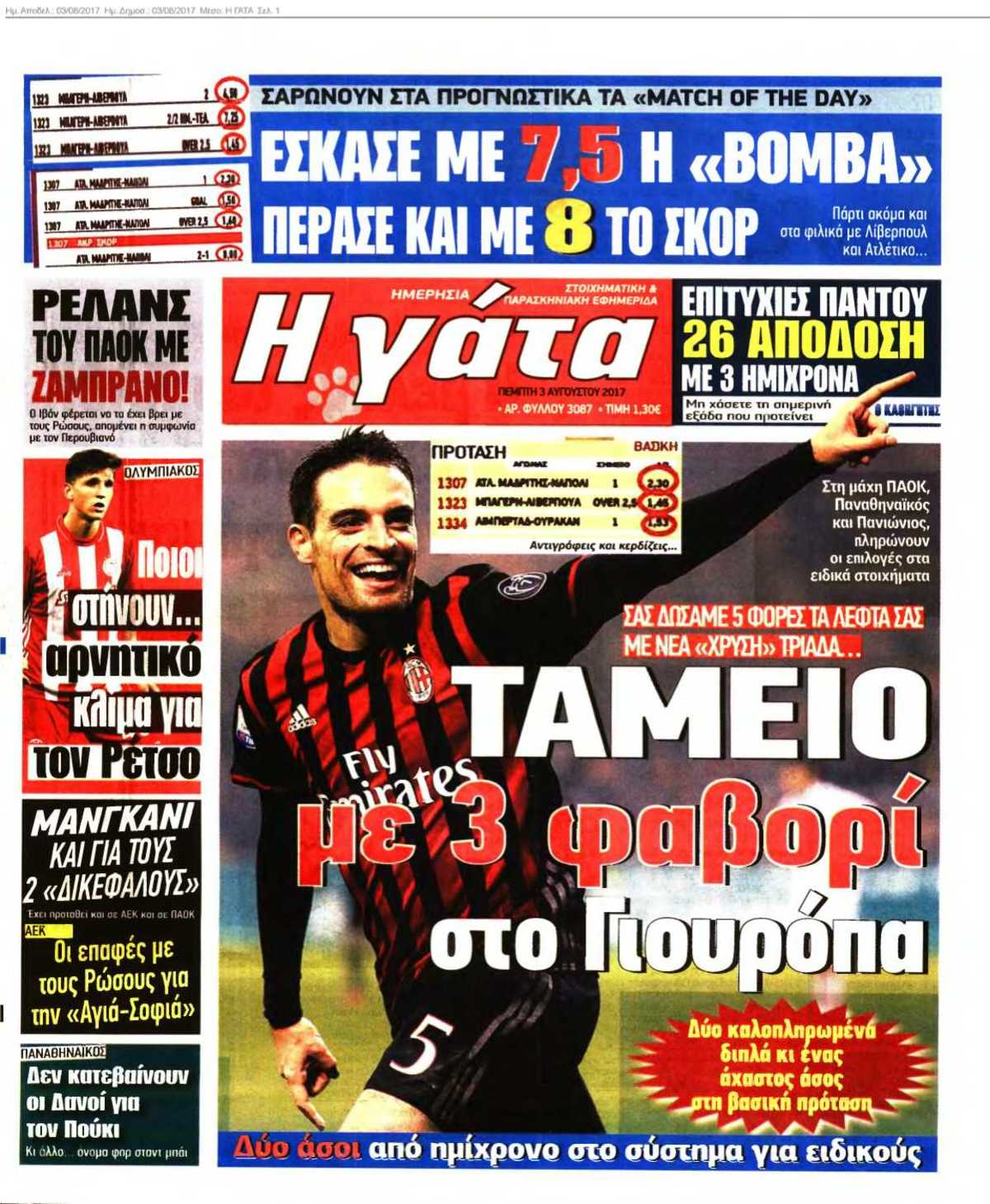 Η ΓΑΤΑ 03-08-2017