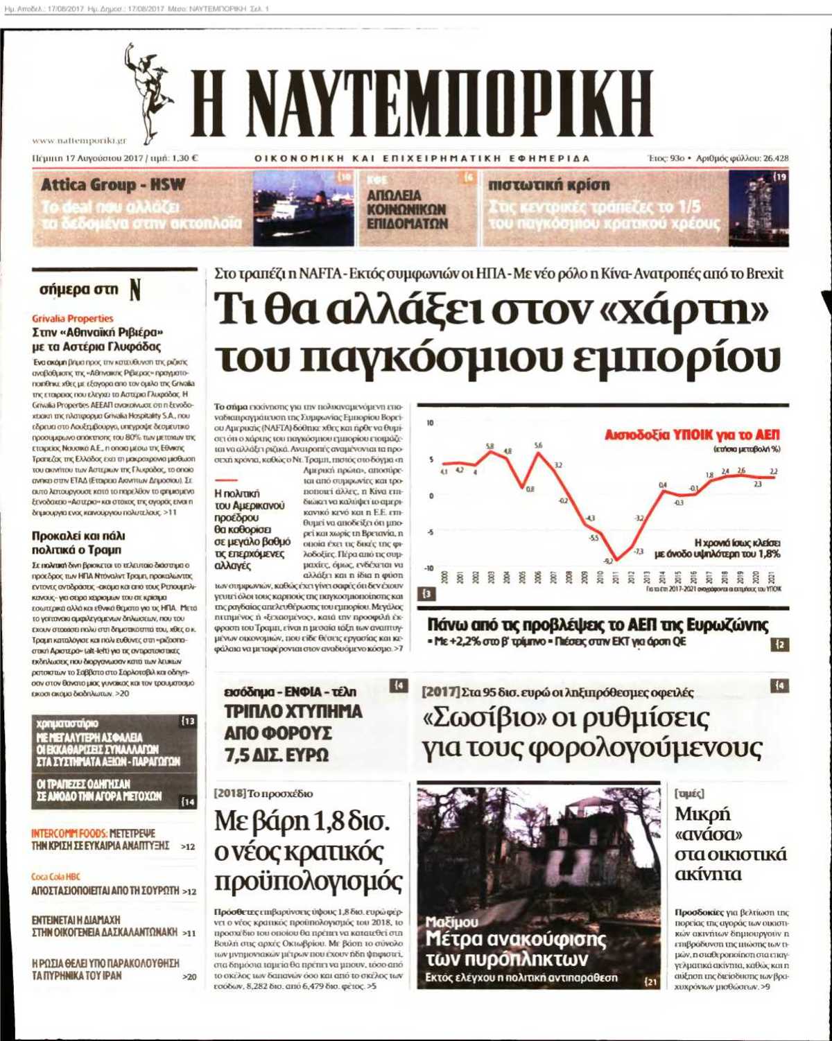 ΝΑΥΤΕΜΠΟΡΙΚΗ 17-08-2017