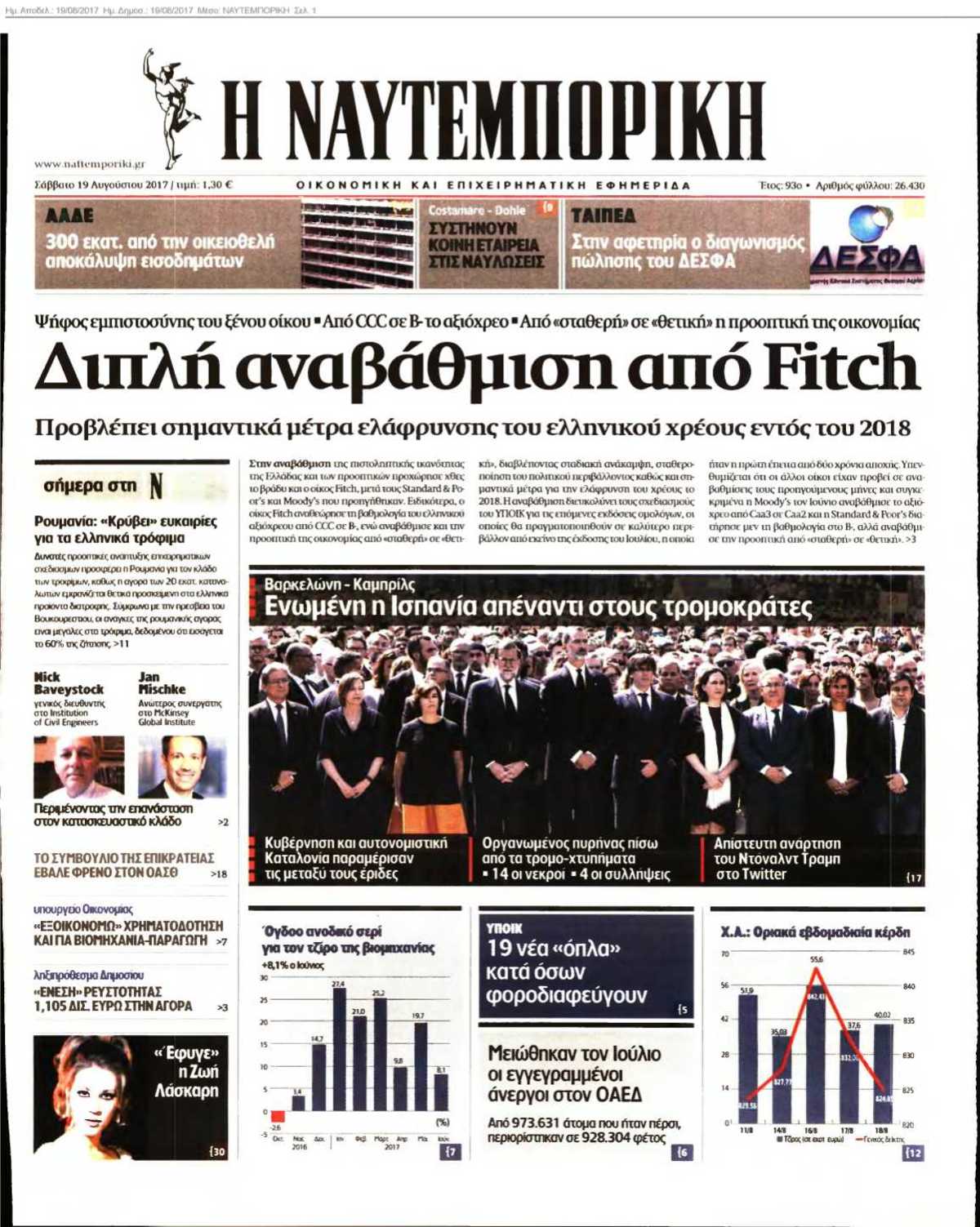 ΝΑΥΤΕΜΠΟΡΙΚΗ 19-08-2017