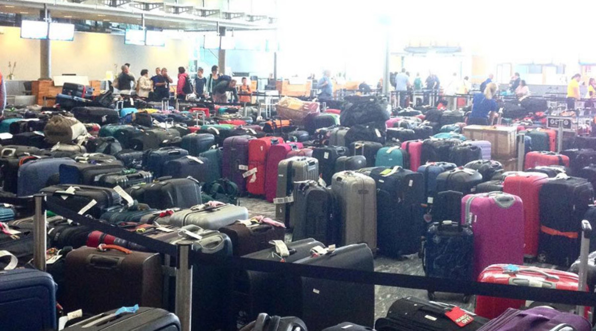Πανικός στο αεροδρόμιο του Όσλο – Μια … θάλασσα από βαλίτσες!