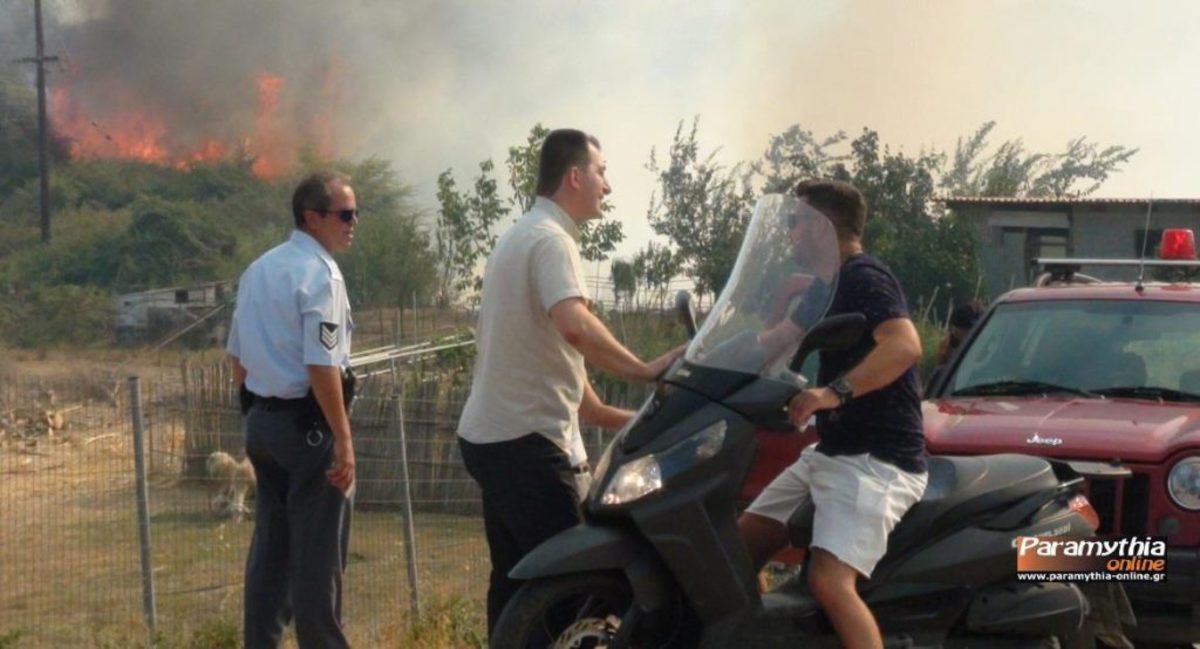 Φωτιά τώρα στην Αγορά Θεσπρωτίας – Οι φλόγες πλησιάζουν απειλητικά τα πρώτα σπίτια [vid]