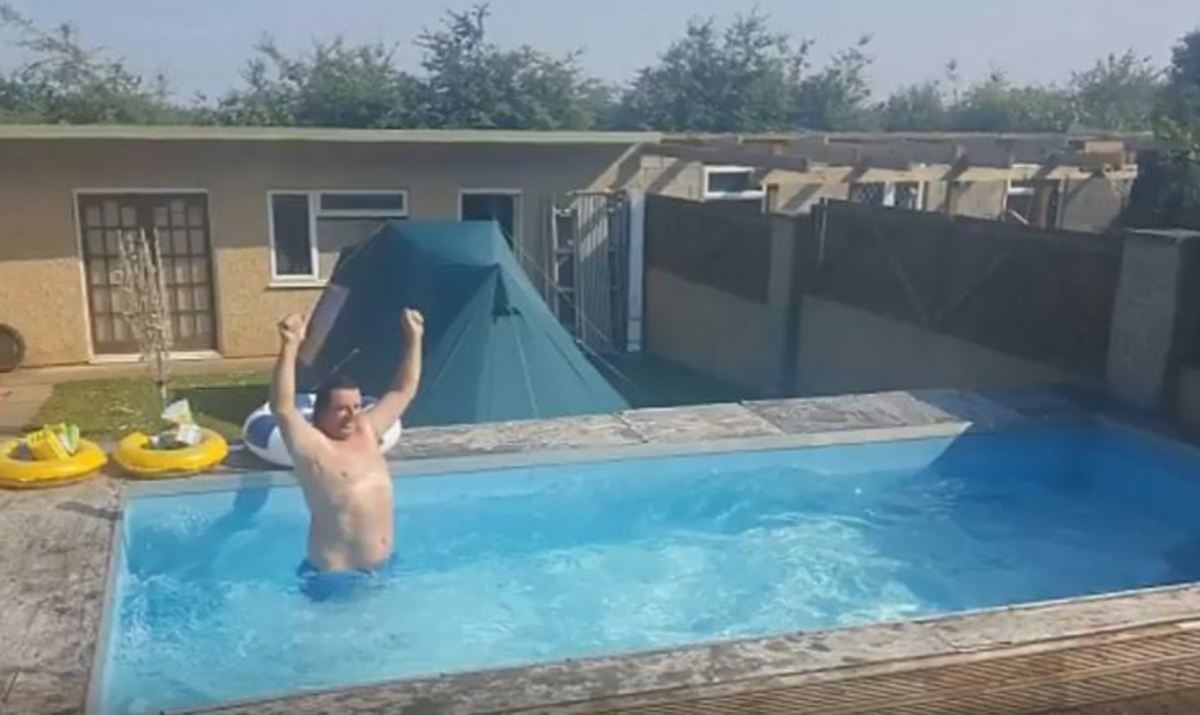 Μεθυσμένος έκανε μια μεγάλη τρύπα στον κήπο – Για να γλιτώσει τις φωνές της γυναίκας του έφτιαξε πισίνα!