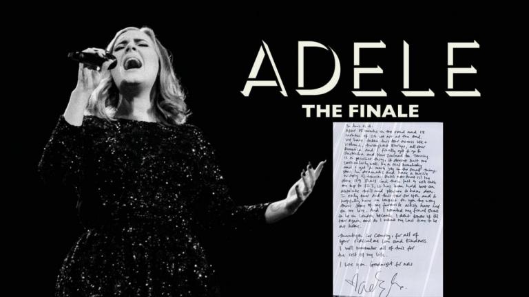 Με αυτό το χειρόγραφο η Adele αποχαιρέτισε τους θαυμαστές της [pics, vids]