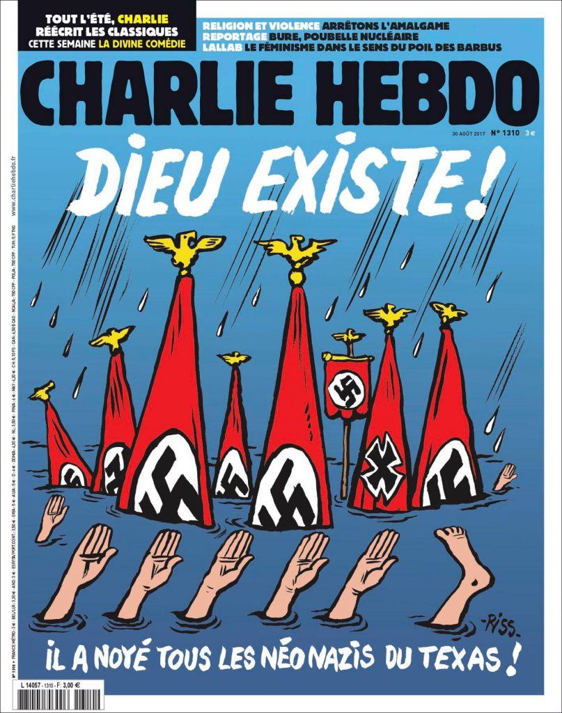 Charlie Hebdo: Πέρα από κάθε όριο! “Ο Θεός έπνιξε όλους τους ναζί του Τέξας”