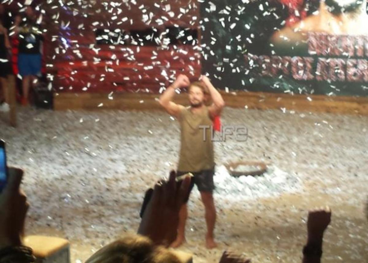 Survivor – Τελικός: Καρέ καρέ ο πανηγυρισμός του Ντάνου για τη νίκη του! [pics,vids]