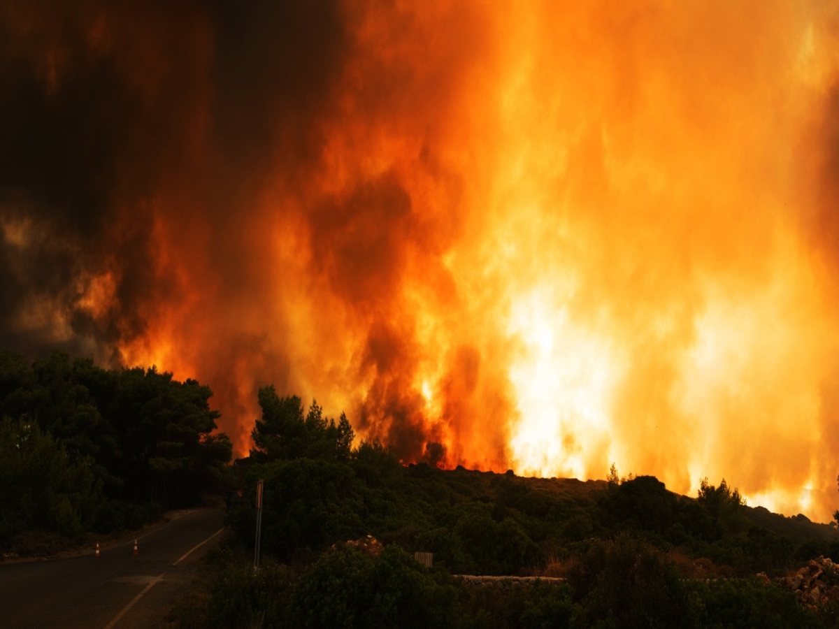 Φωτιά στα Κύθηρα: Εκκενώνονται και τα Φράτσια! Οι φλόγες απειλούν σπίτια