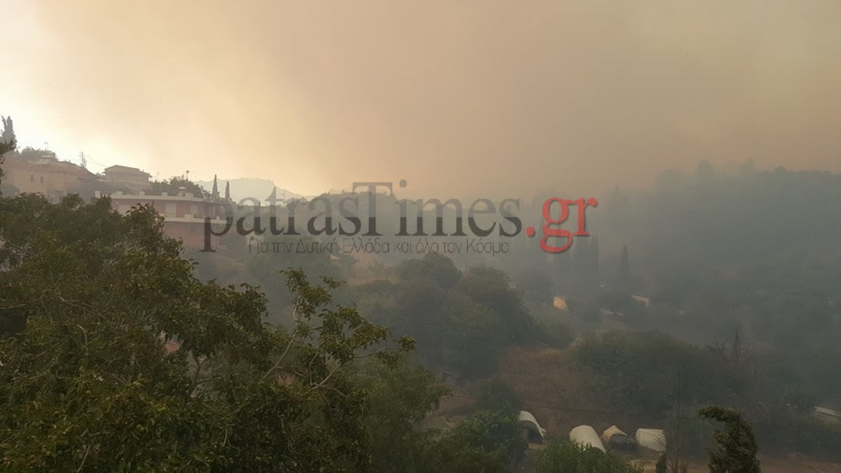 Φωτιά στην Ηλεία: Αρνούνται να εκκενώσουν το Περιστέρι οι κάτοικοι – “Φοβόμαστε τι θα γίνει το βράδυ” [pics, vid]