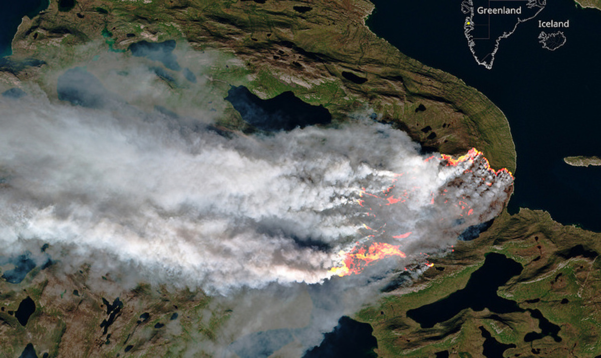 Φωτιά μέχρι και… στον Βόρειο Πόλο – Στις φλόγες δύο περιοχές της Γροιλανδίας [pic]