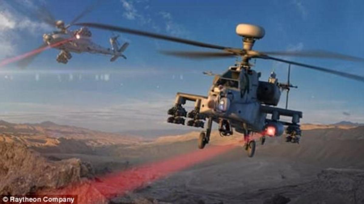 Ελικόπτερο Apache καταστρέφει στόχο με όπλο λέιζερ [vid]