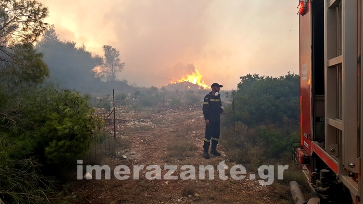 Εμπρησμό “δείχνουν” οι φωτιές στη Ζάκυνθο – 5 μεγάλες είναι ακόμα σε εξέλιξη