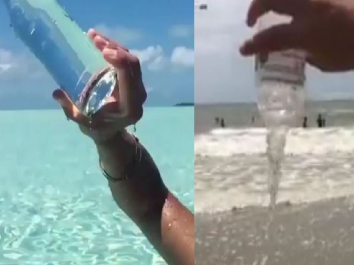 Από τα κρυστάλλινα νερά μιας παραλίας στο Instagram, στη… στεγνή πραγματικότητα!