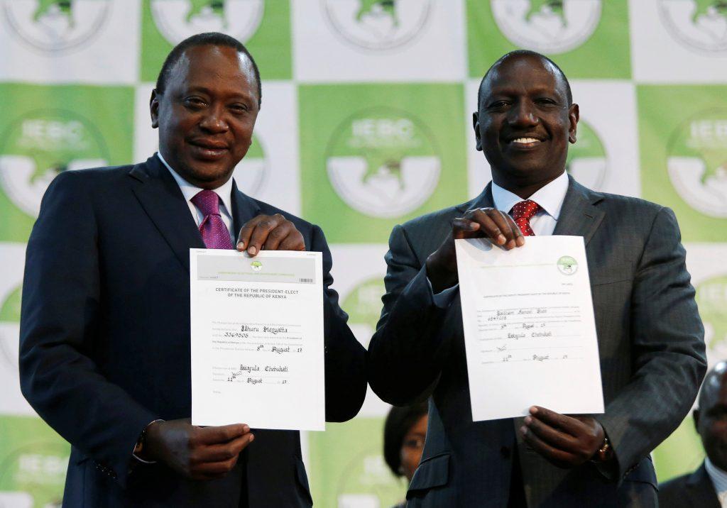 Ο Ουχούρου Κενυάτα επανεξελέγη πρόεδρος της Κένυας