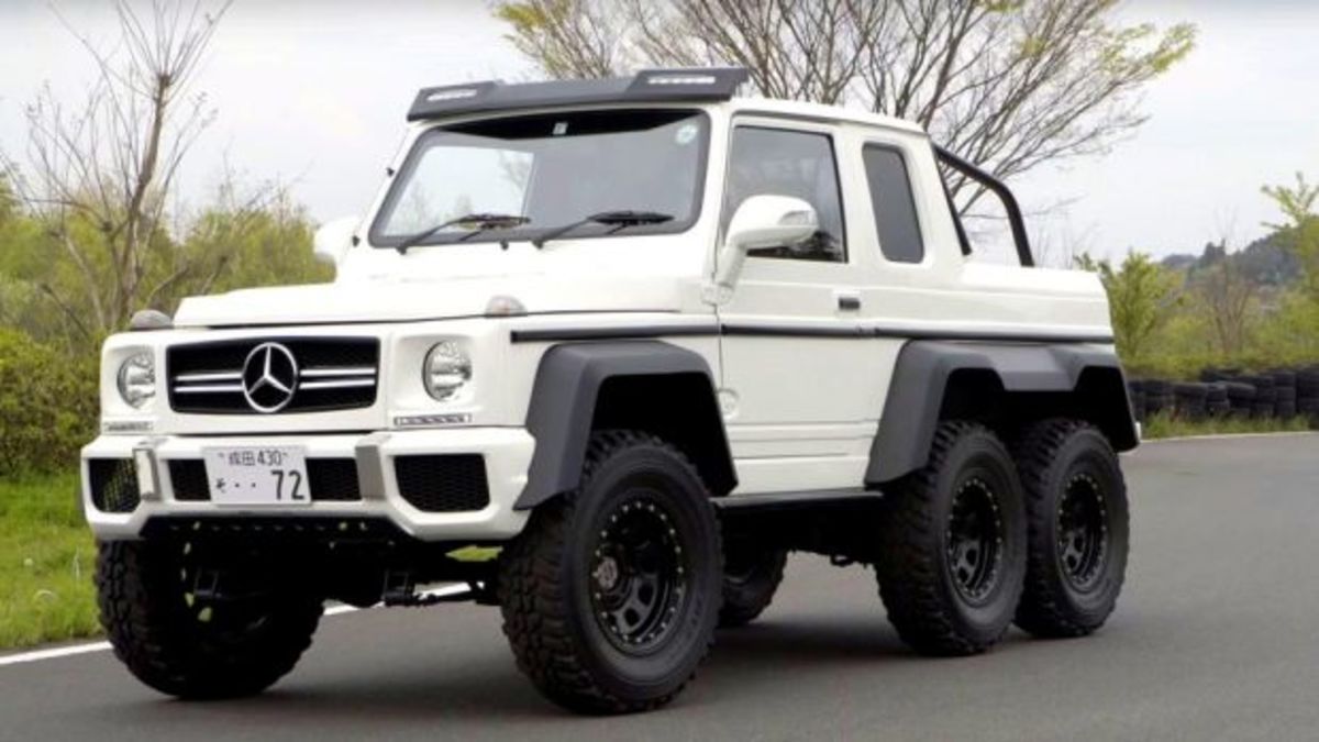 Απίθανο! Έφτιαξαν 6τροχη Mercedes από δύο Suzuki Samurai! [vid]