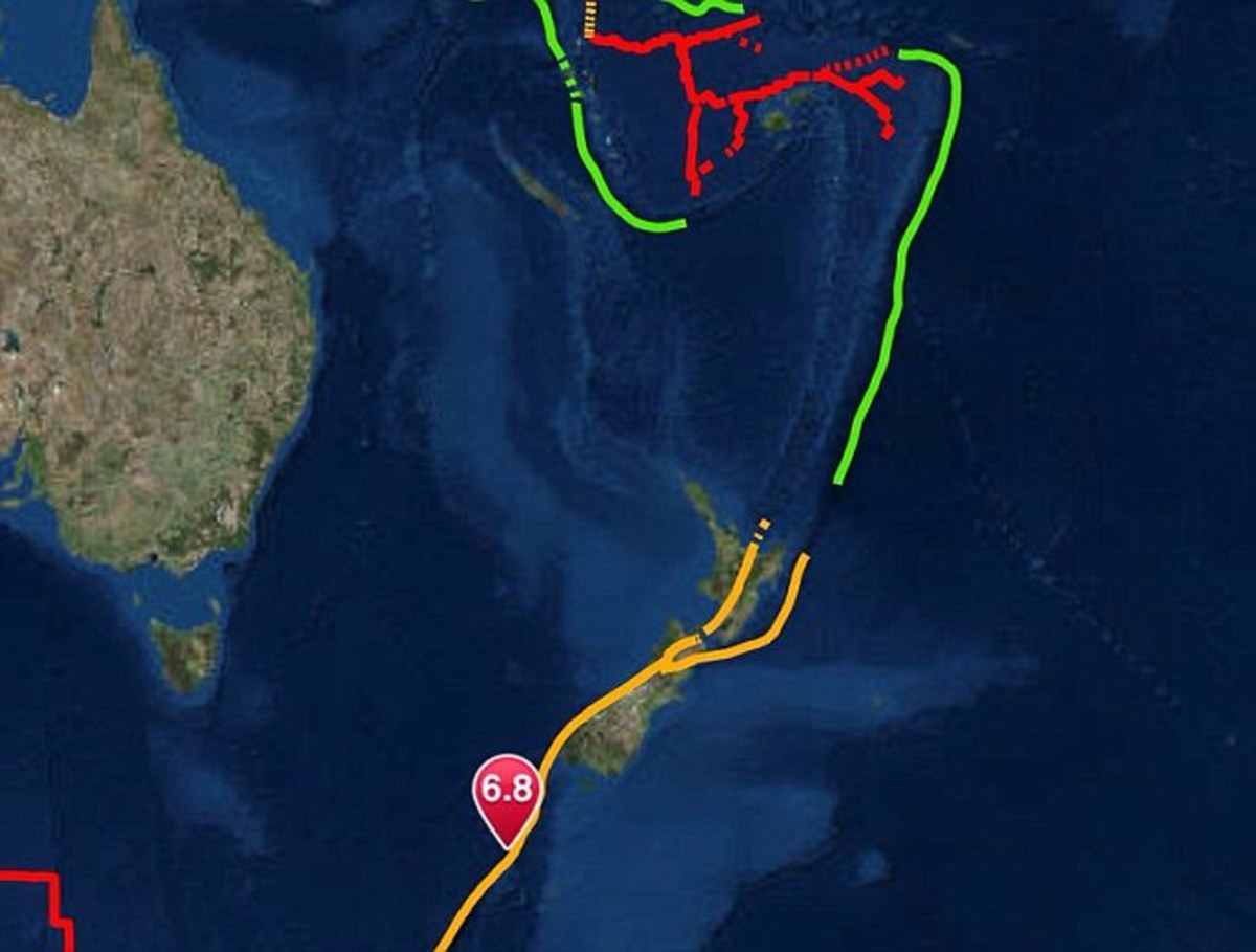 Σεισμός 6,8 Ρίχτερ στην Νέα Ζηλανδία