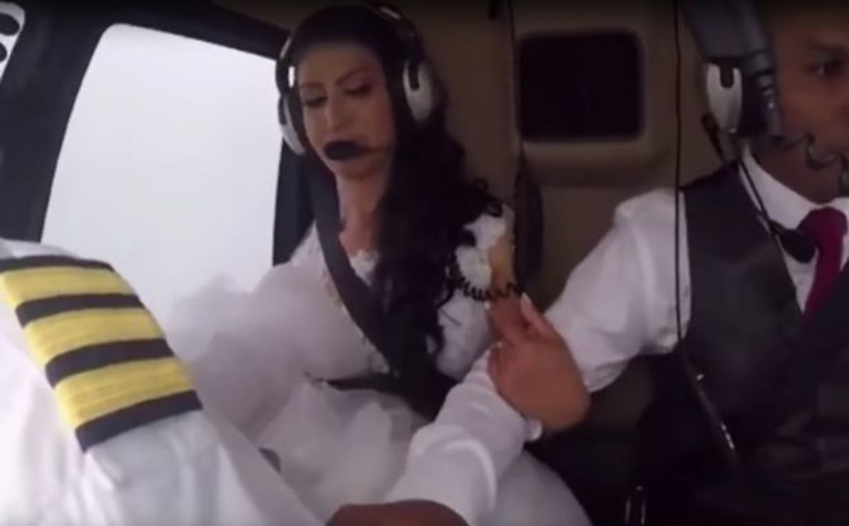 Συγκλονιστικό βίντεο με πτώση ελικοπτέρου: Οι τελευταίες στιγμές της νύφης πριν το γάμο