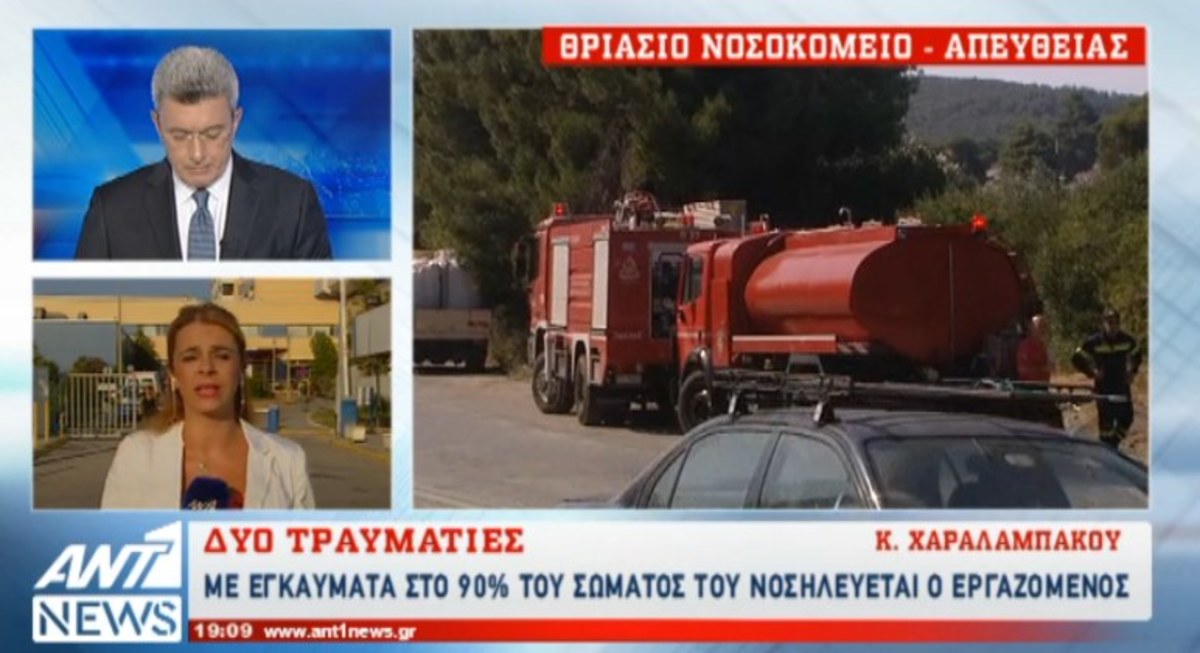 Φωτιά Οινόφυτα: Δύο τραυματίες