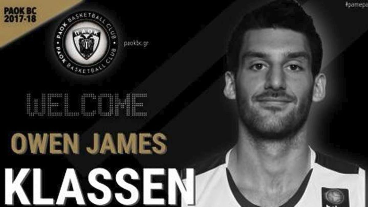 Επίσημα στον ΠΑΟΚ ο Οουεν Τζέιμς Κλάσεν