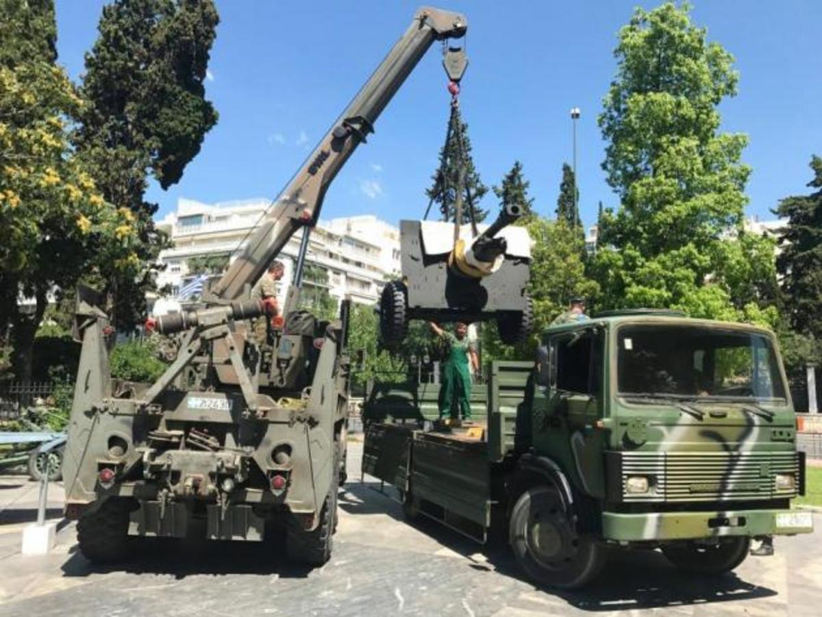 Τα πρώτα συντηρημένα πυροβόλα επέστρεψαν στο Πολεμικό Μουσείο [pics]