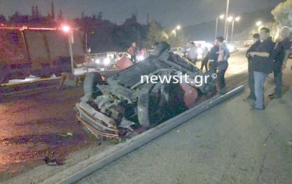 Σοβαρό τροχαίο στην Λεωφόρο Κατεχάκη! Τούμπαραν δύο αυτοκίνητα – Τρεις τραυματίες σε κρίσιμη κατάσταση