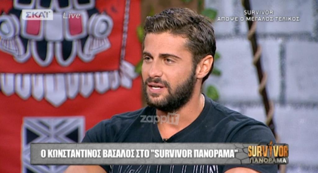 Ο Κωνσταντίνος Βασάλος “αδειάζει” τις υποτιθέμενες συντρόφους του: “Μπήκα ελεύθερος στο Survivor και είμαι ελεύθερος”!